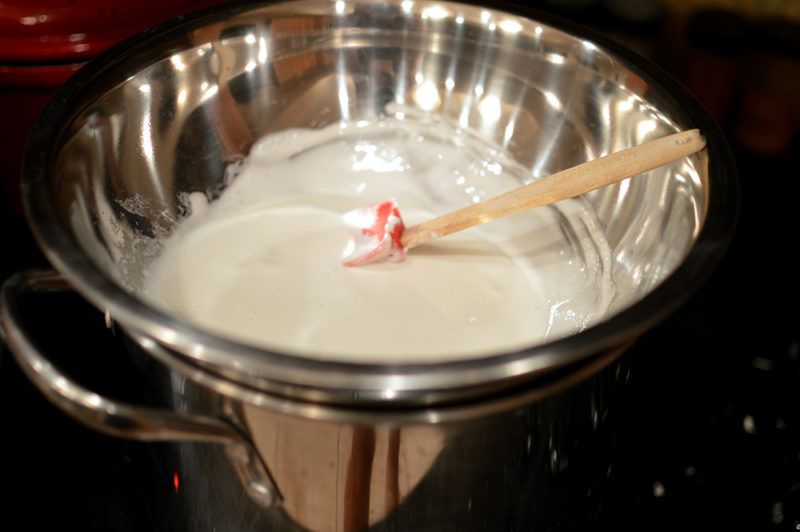 Homemade Marshmallow Creme for Sweet Potato Dessert Nachos