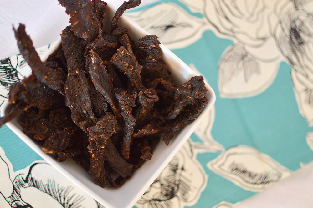 Beef Jerky That Square Plate