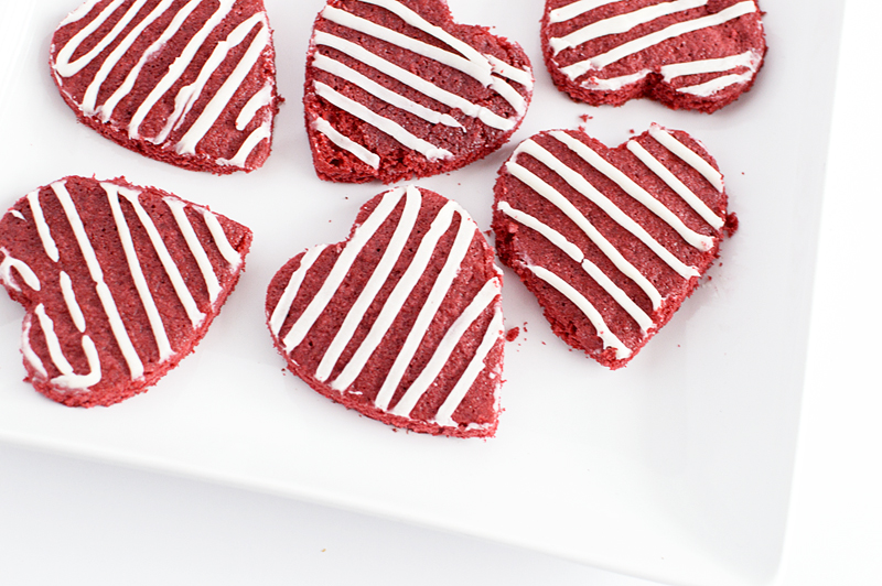 Make these little red velvet cake cookies for that upcoming holiday you hate! They'll make you forget it's Valentine's Day, and help you focus on what's really important... like not eating the entire batch at once. 