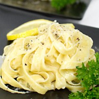 Herb Fettuccine with a Lemon-Prosecco Sauce