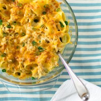 Spicy 4-Cheese Crab Pasta