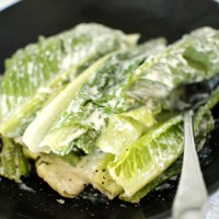 Romaine Hearts with Caesar Salad Dressing