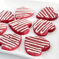 Red Velvet Cookies with RumChata Frosting