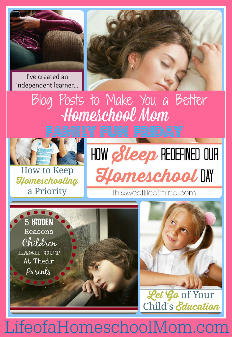 Blog Posts to Make You a Better Homeschool Mom Family Fun Friday - That ...