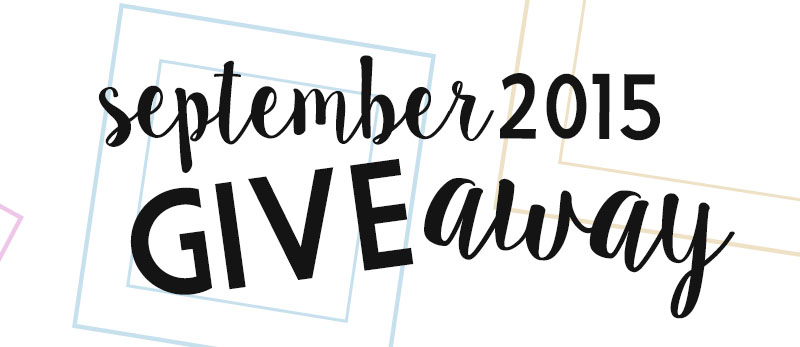 September Giveaway 2015