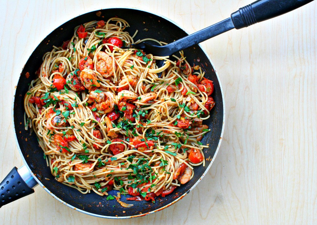 spicycajunshrimppasta That Square Plate