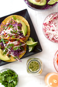 Skillet-Charred Fish Tacos | That Square Plate
